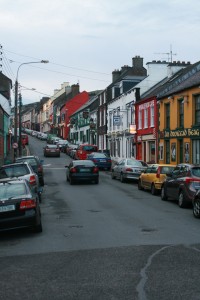 A picture of a street in Ireland