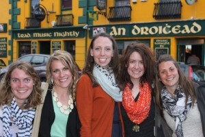 a picture of 5 girls in Ireland