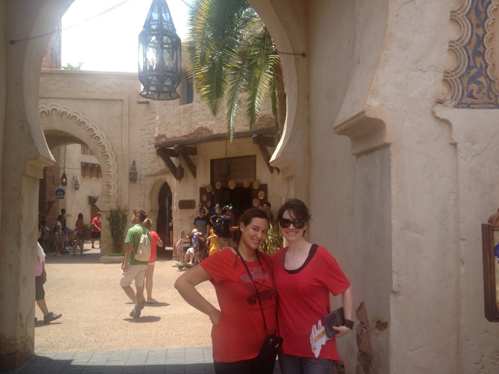 Lauren and Kinda at Epcot