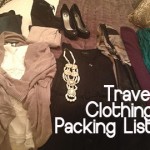 Travel clothing packing