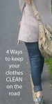 ways to have clean travel clothes