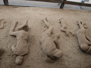 Pompeii People in Italy