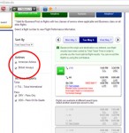 American Airline and British Airways flight options