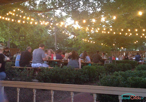 Pharmacy Burger East Nashville outdoor eating