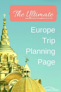 the ultimate trip planning page to europe