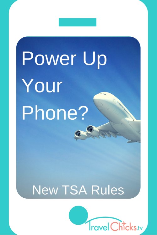 TSA Rule power up phone