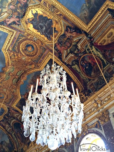 Chandelier at the Palace of Versailles