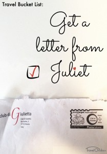 How to get a Letter from Juliet!