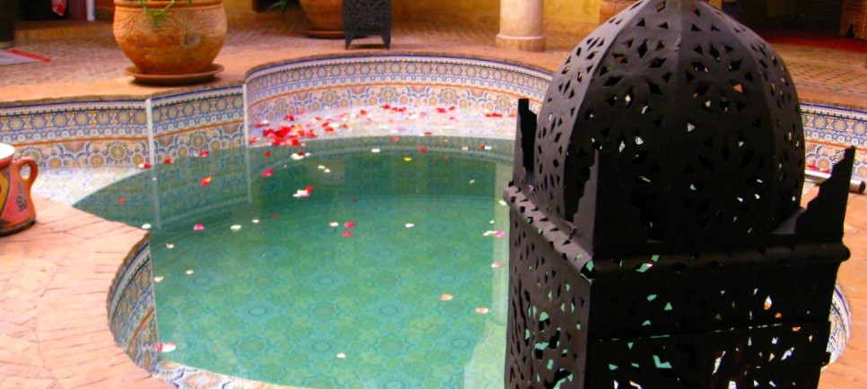 A riad pool