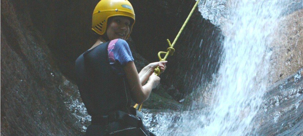 Ambassador Amanda Williams Canyoning in the Ourika Valley