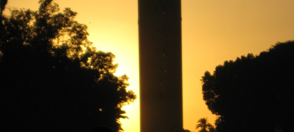 Marrakech Sunset behind Koutoubia Mosque