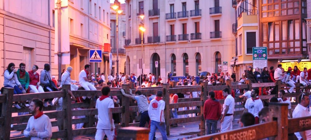 Pamplona running of the bulls