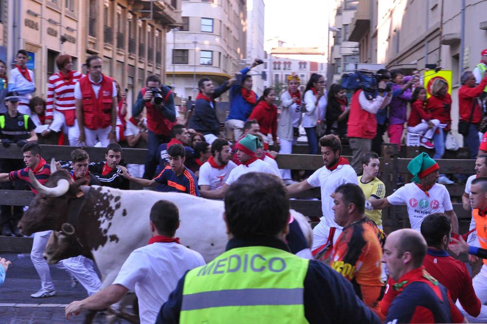 The Running of the Bulls in Pamplona
