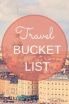 Travel Bucket List